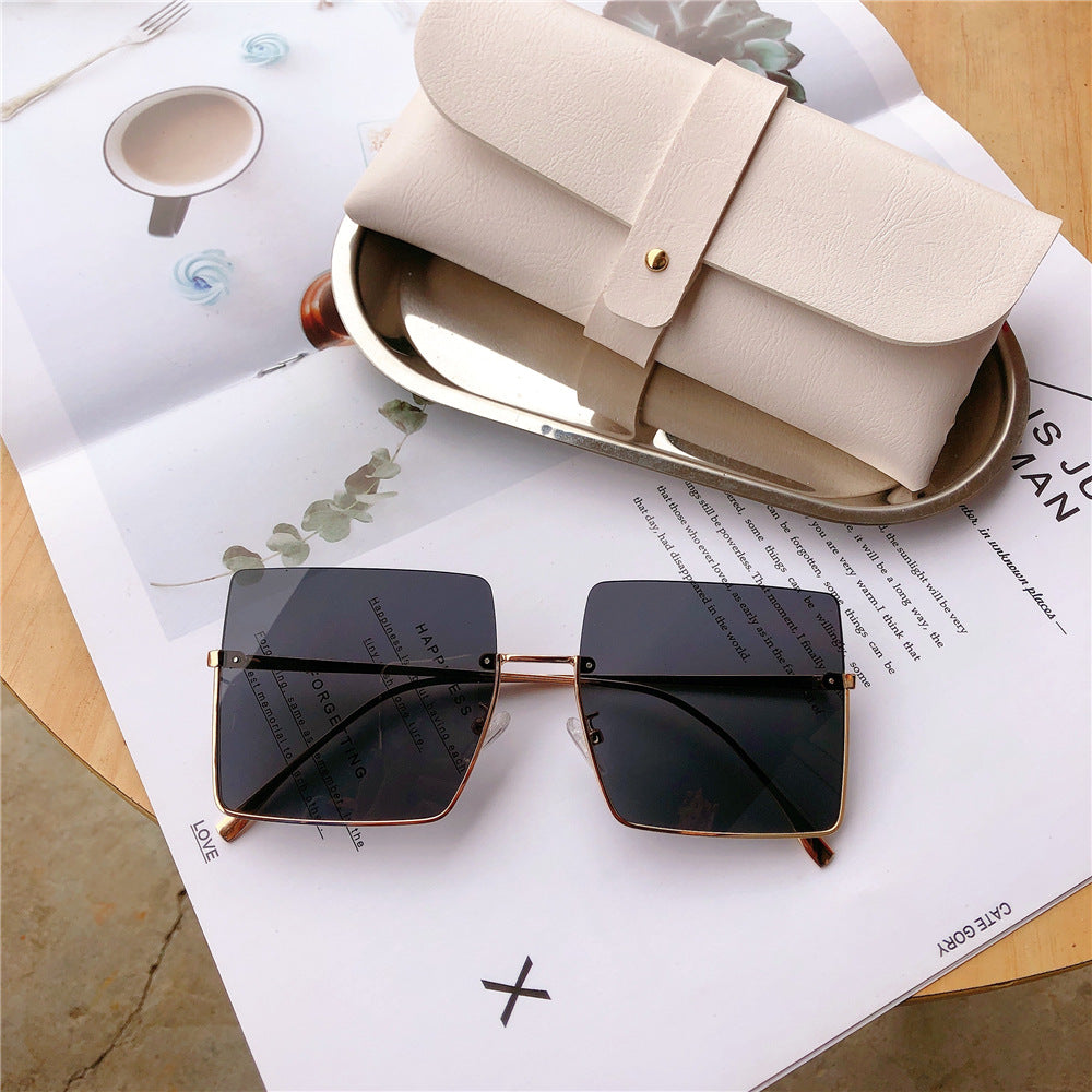 Modische Übergroße Quadratische Sonnenbrille Brehn
