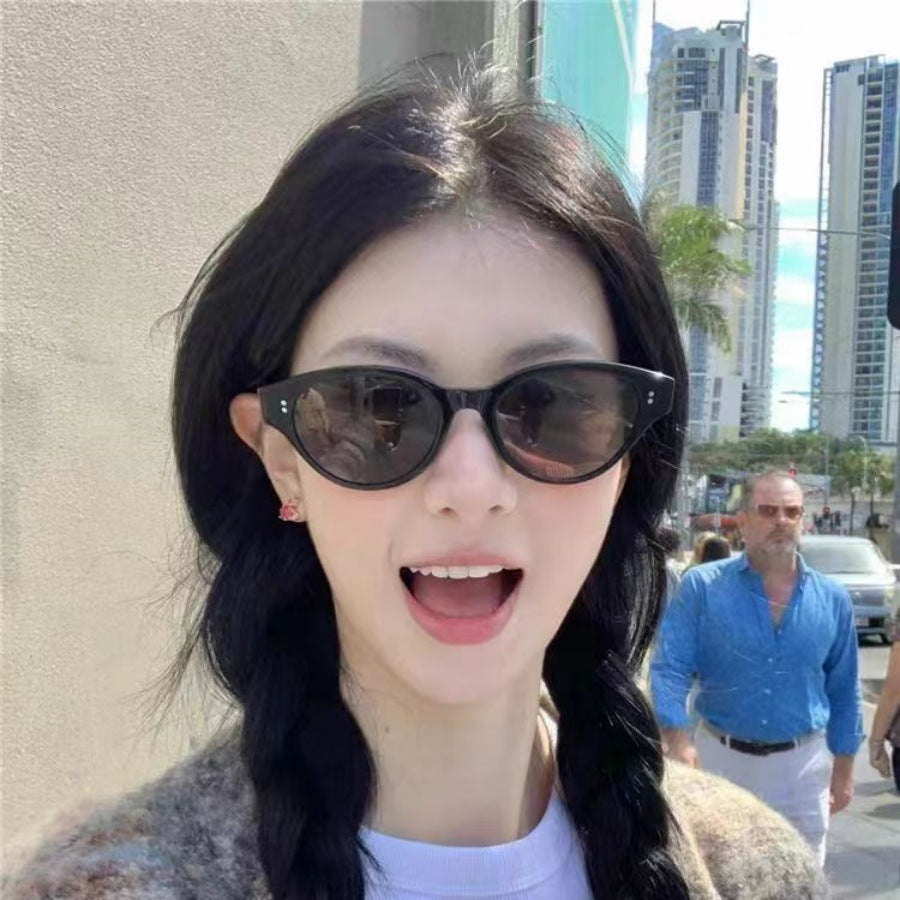 Damen stilvolle Sonnenbrille im trendigen Retro-Stil Brehn