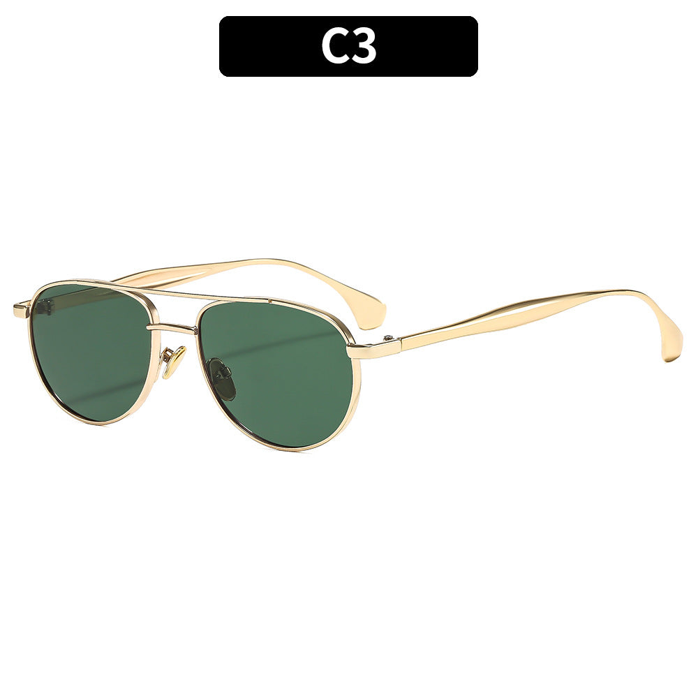 Vintage-inspirierte Piloten-Sonnenbrille