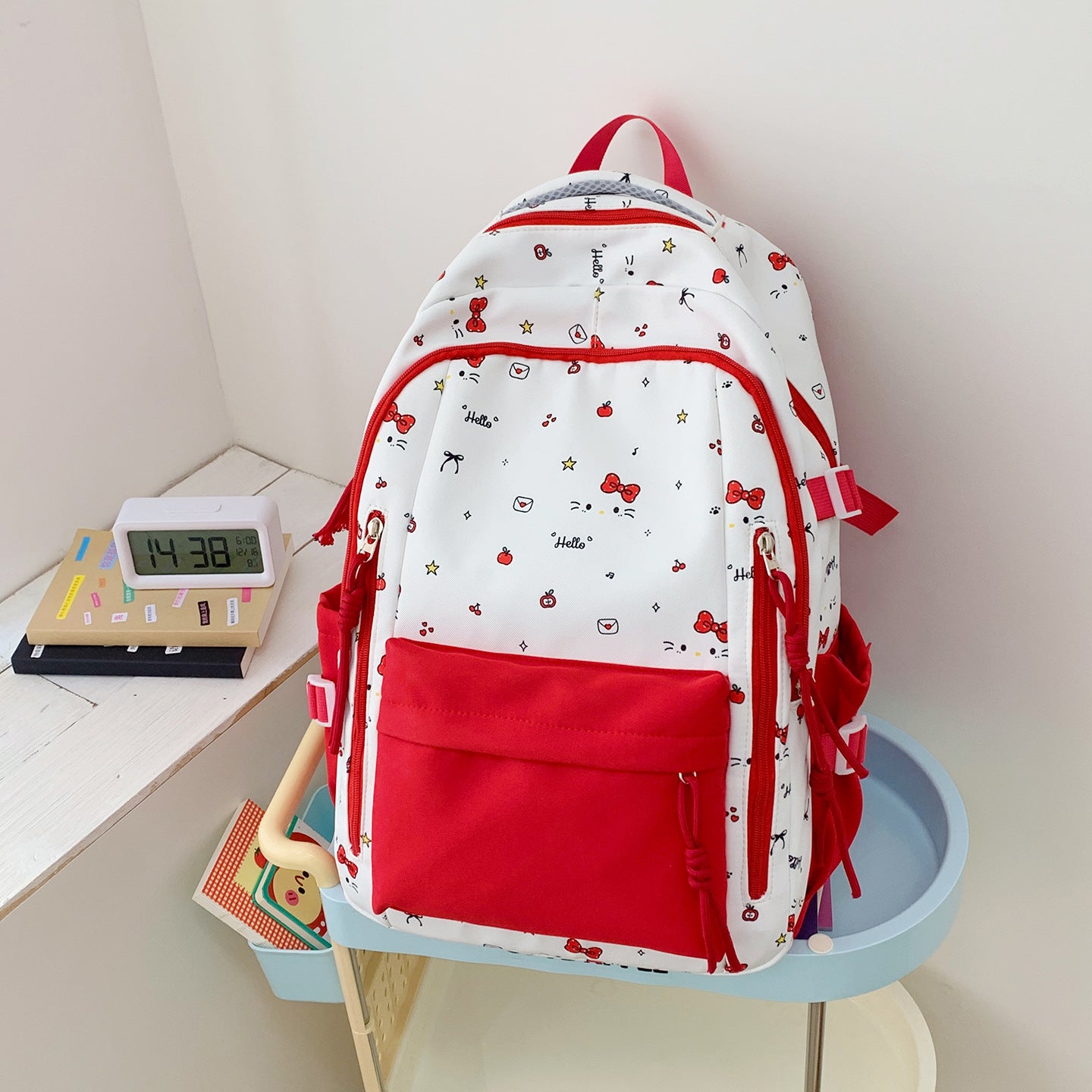 Freizeitrucksack mit Charmantem Design und Praktischen Fächern Brehn