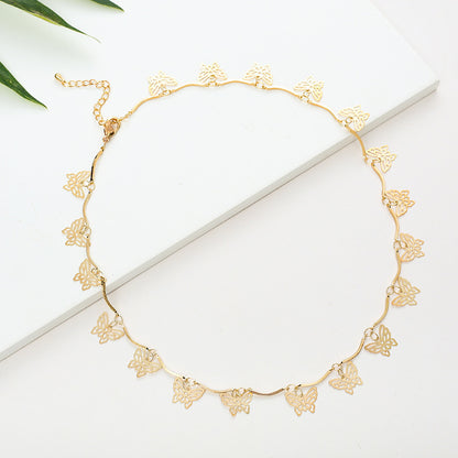 Schmetterlingsdesign Choker-Halskette Brehn