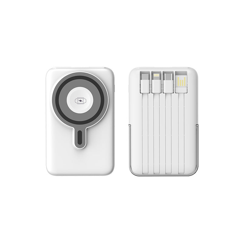 Tragbare Magsafe Powerbank mit Multifunktionalen Usb-Anschlüssen und LED-Batterieanzeige Brehn