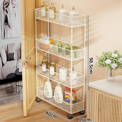 Slim Tür-Three-Tier Drahtgitter Aufbewahrungsorganisator