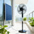Damen Akku-Standventilator Brehn
