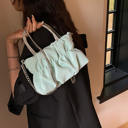 Elegante geraffte Handtasche