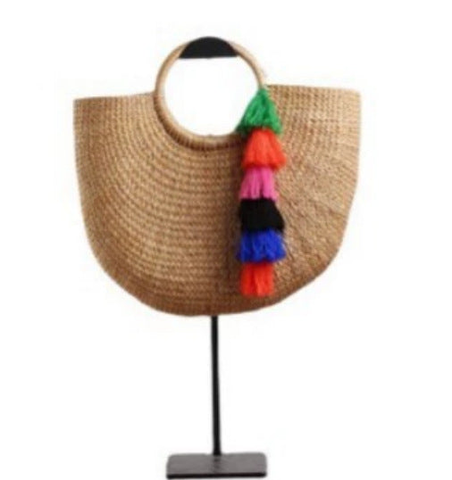 Damen Handgeflochtene Shoppingtasche Brehn