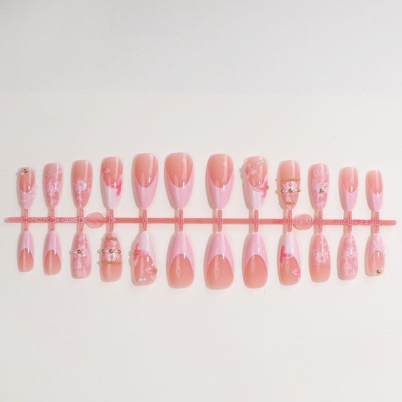 Dekoratives Press-On Nagelset Brehn