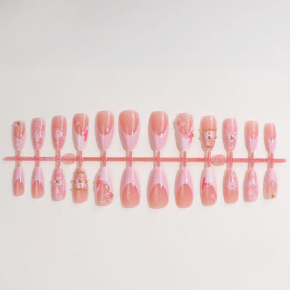 Dekoratives Press-On Nagelset Brehn