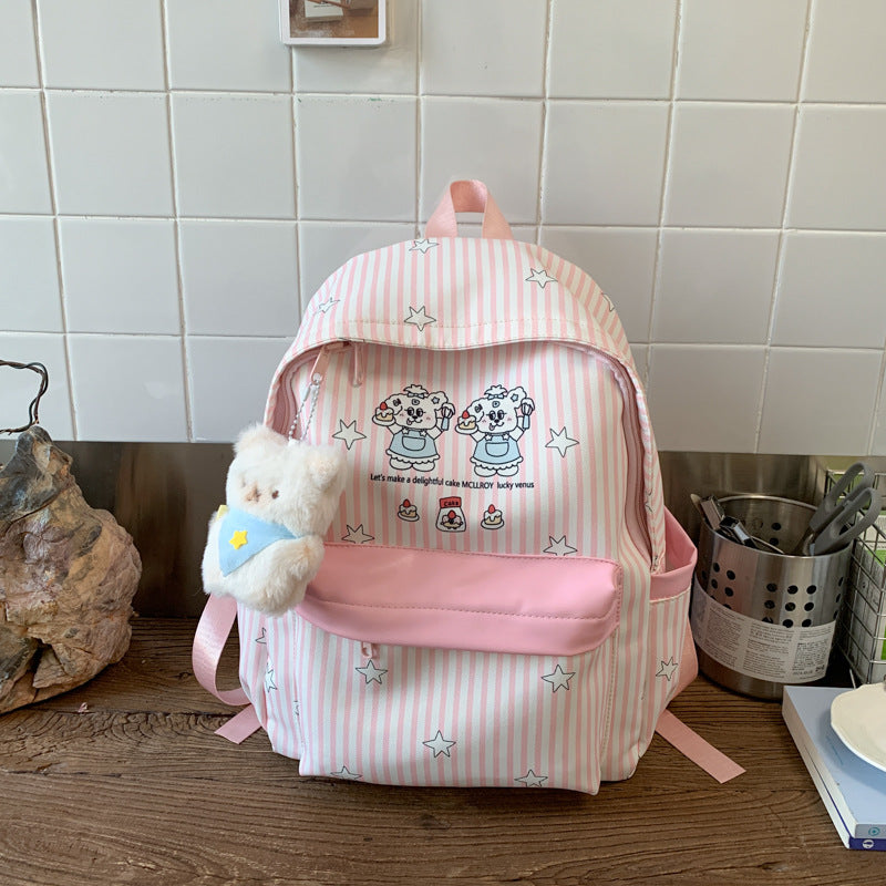 Rucksack mit Buntem Tiermotiv und Praktischen Fächern Brehn