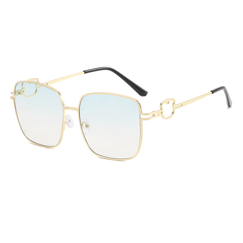 Damen modische quadratische Brille mit einzigartigen Akzenten Brehn