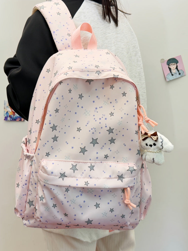 Sternenmuster lässiger Rucksack Brehn