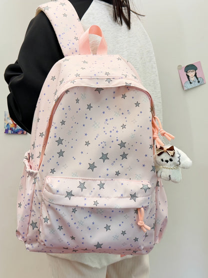 Sternenmuster lässiger Rucksack Brehn