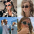 Damen modische Cat-Eye Sonnenbrille mit UV-Schutz und robustem Rahmen Brehn