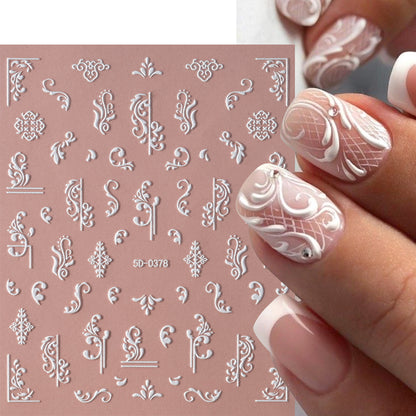 Elegante Nagelkunst Stempelplatte