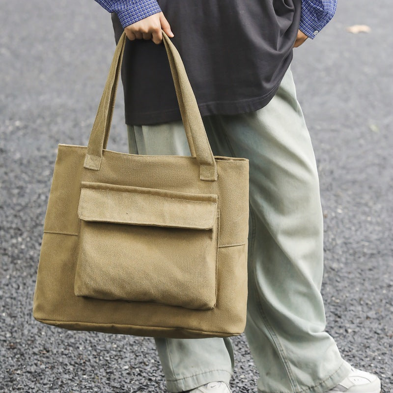 Geräumige Multifunktions-Tote mit vielen Taschen