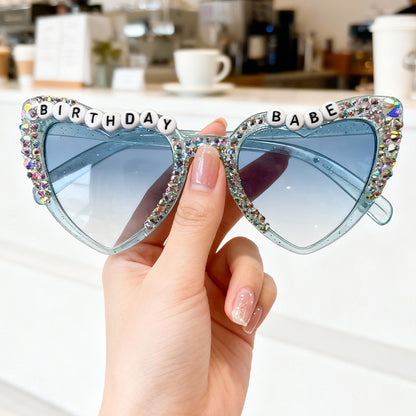 Herzförmige Statement-Sonnenbrille Brehn