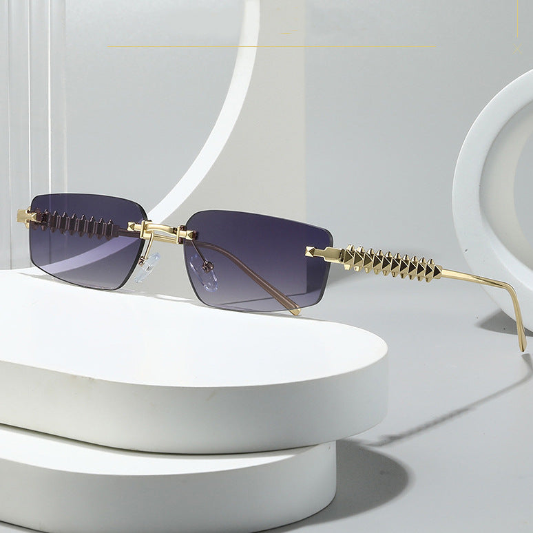 Damen Designer Sonnenbrille mit einzigartigem Stacheldraht-Design Brehn