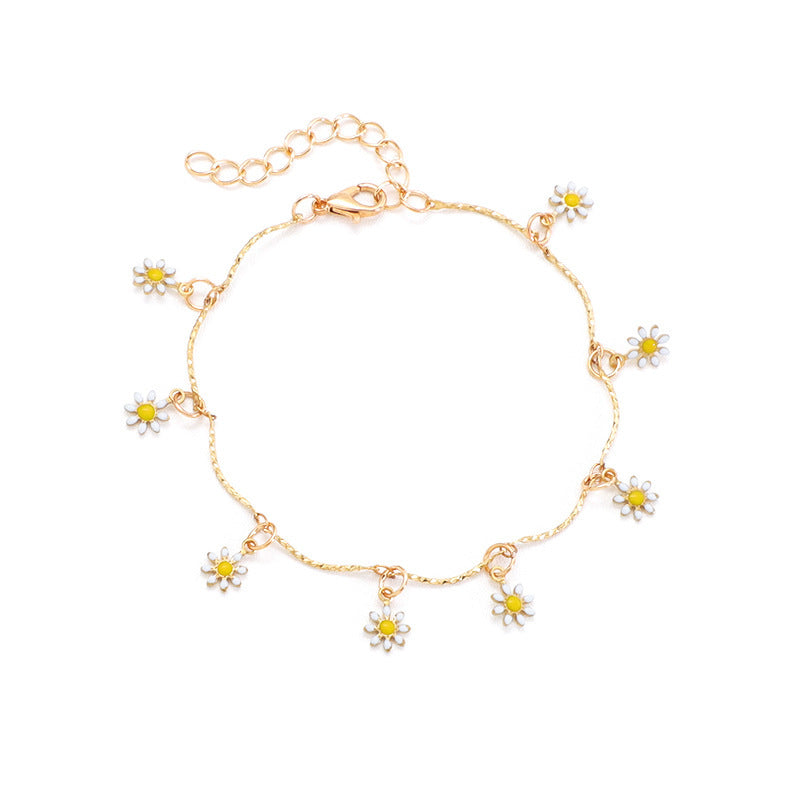 Florale Charm Fußkette Brehn