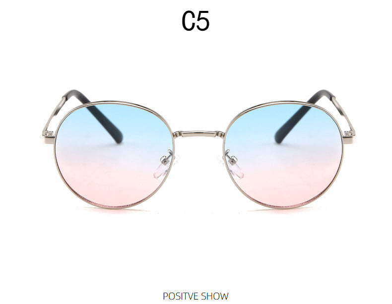 Damen modische Sonnenbrille mit verspiegeltem Farbverlauf Brehn