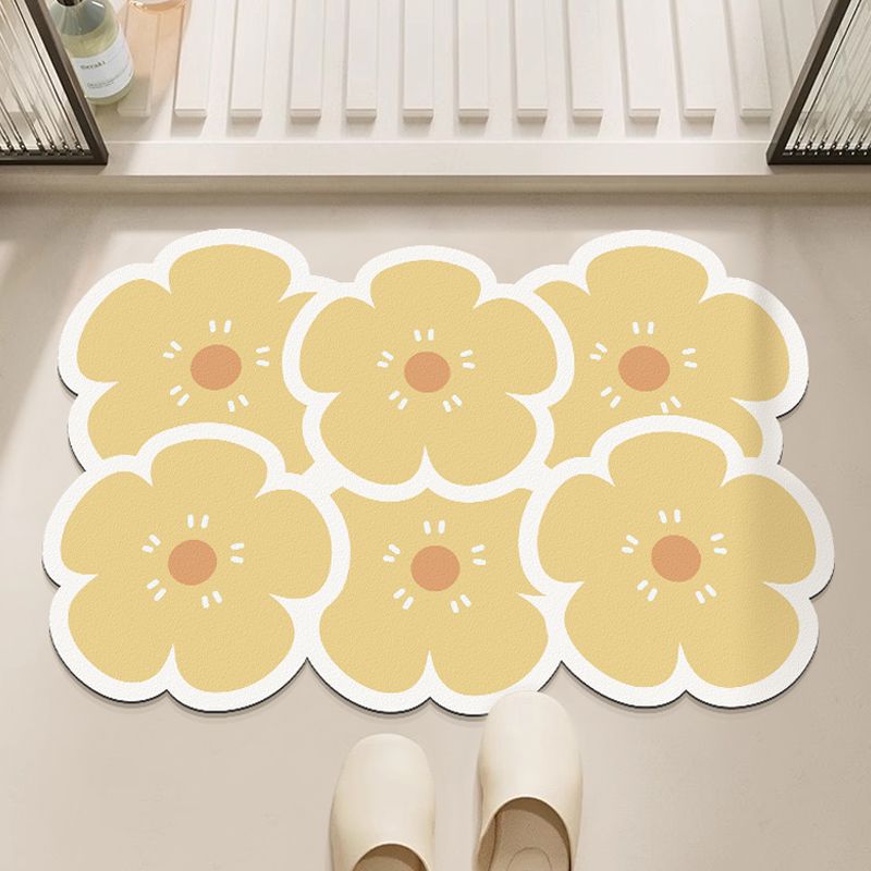 Dekorativer Floral Fußmatte