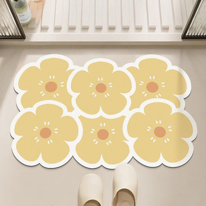 Dekorativer Floral Fußmatte