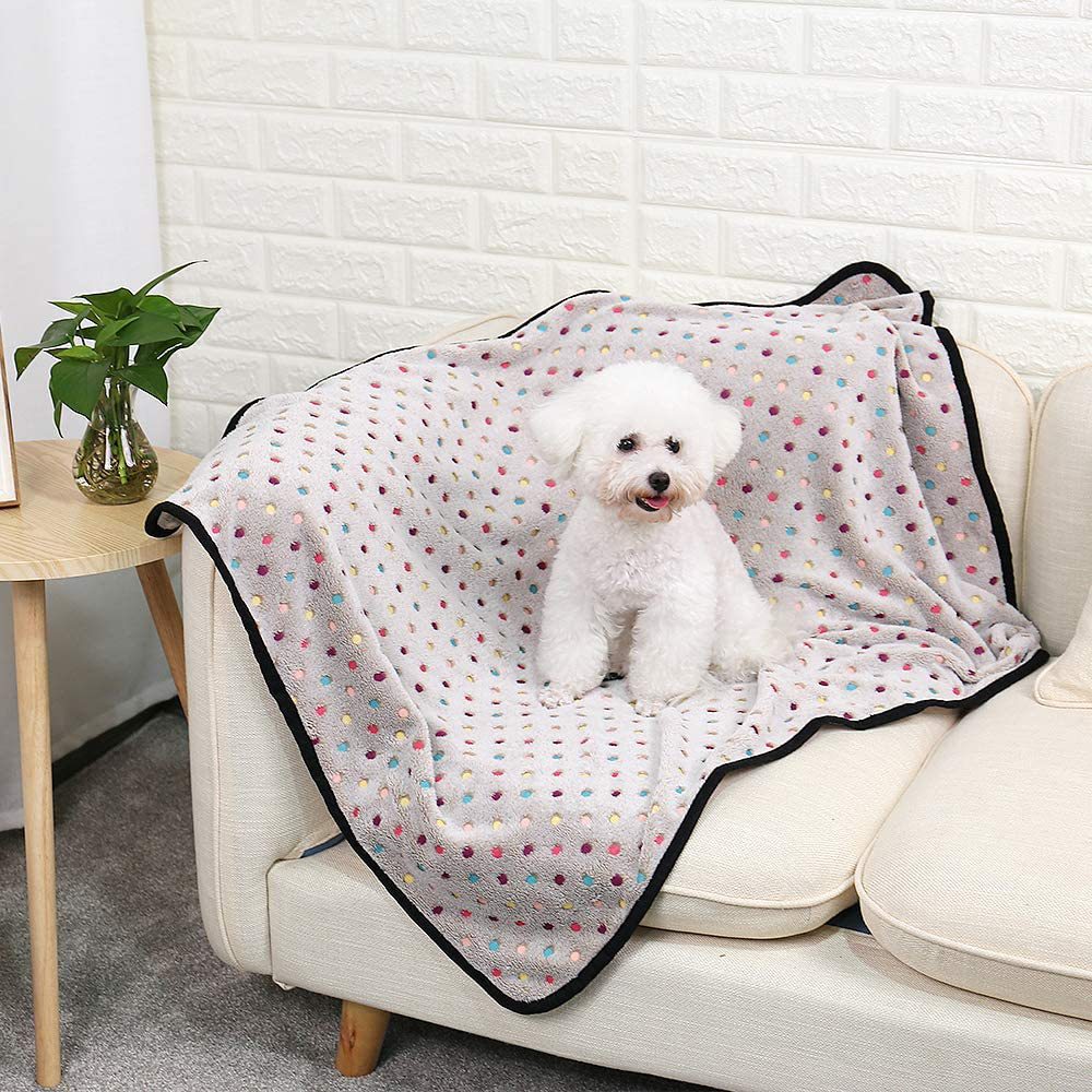 Damen Gemütliche Polka Punkt Decke Brehn