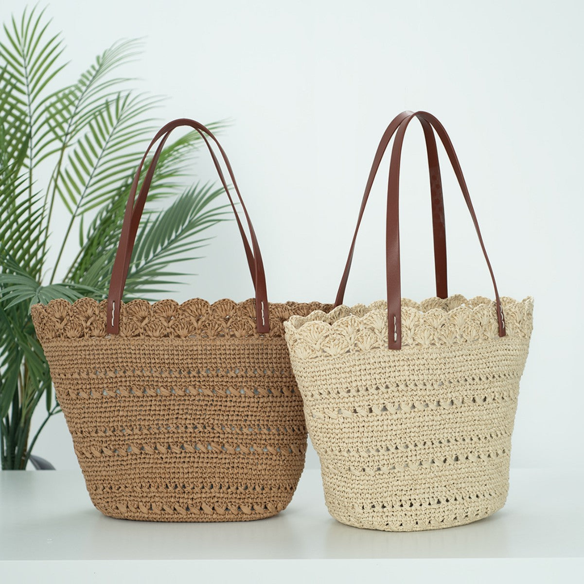 Stilvolle Makramee Strandtasche Brehn