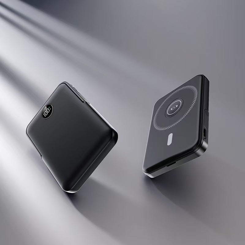 Powerbank mit Intelligenter Lcd-Anzeige und Kabelloser Ladefunktion Brehn