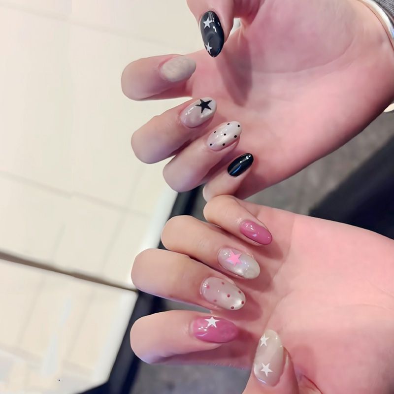 Künstlerisches Ombre Glitter Nagelkunst Set Brehn