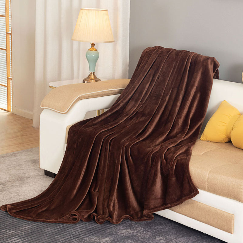 Damen luxuriöse Fleece-Decke mit sanfter Textur Brehn