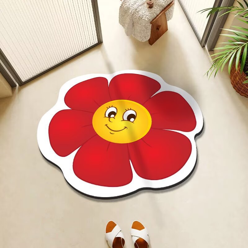 Fröhlicher floral dekorativer Teppich Brehn