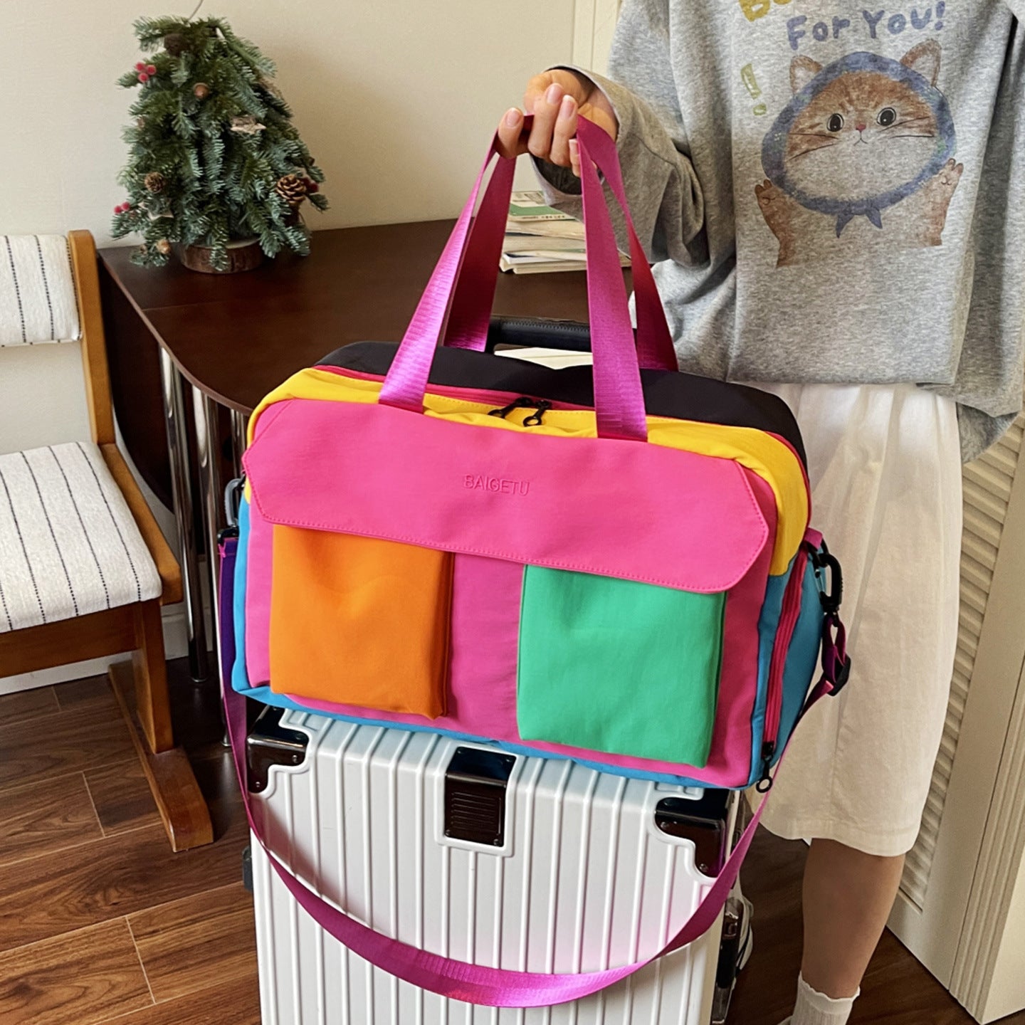Bunte Reisetasche Brehn