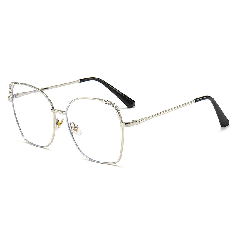 Elegante Quadratische Sonnenbrille mit Funkelnden Akzenten Brehn