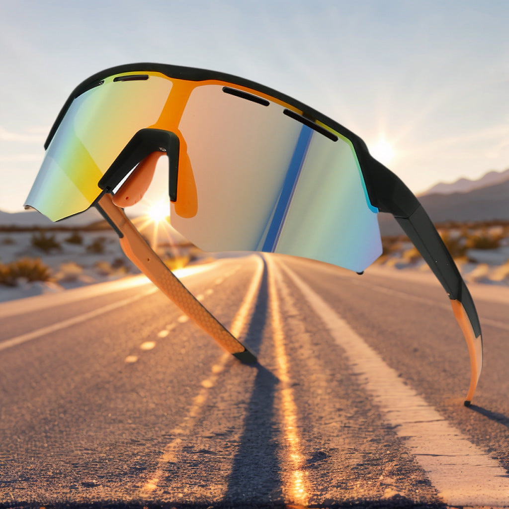 Herren Sport Performance Shield Sonnenbrille Brehn