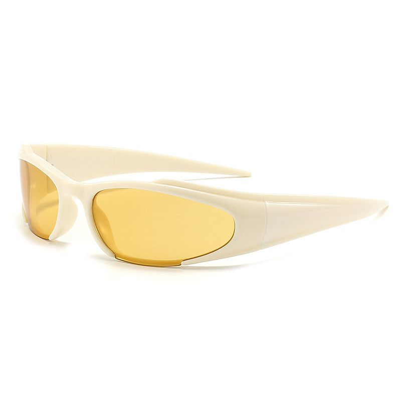 Damen sportliche Sonnenbrille im modernen Design Brehn