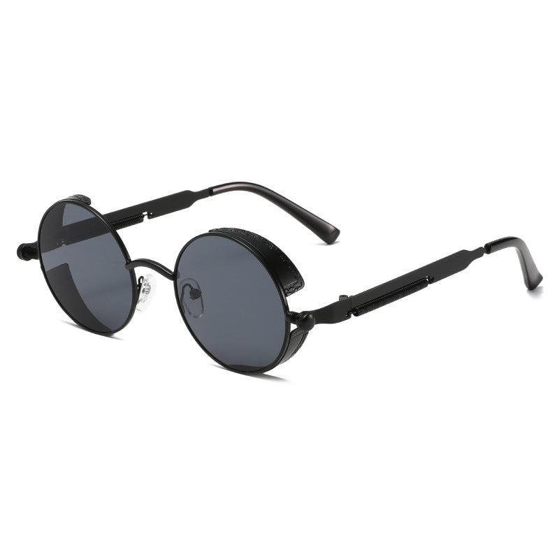 Damen Runde Sonnenbrille mit hochwertigem Metallrahmen Brehn