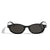 Damen modische Sonnenbrille mit geschwungenem Design und UV-Schutz Brehn