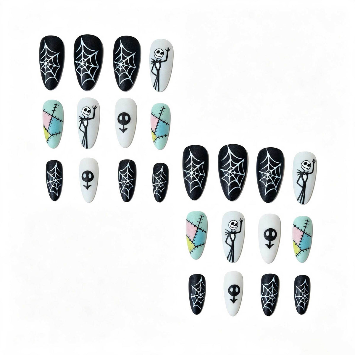 Kreatives Themen-Halloween-Nagelkunst-Set