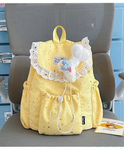 Sternenprint Rüsch-Rucksack Brehn