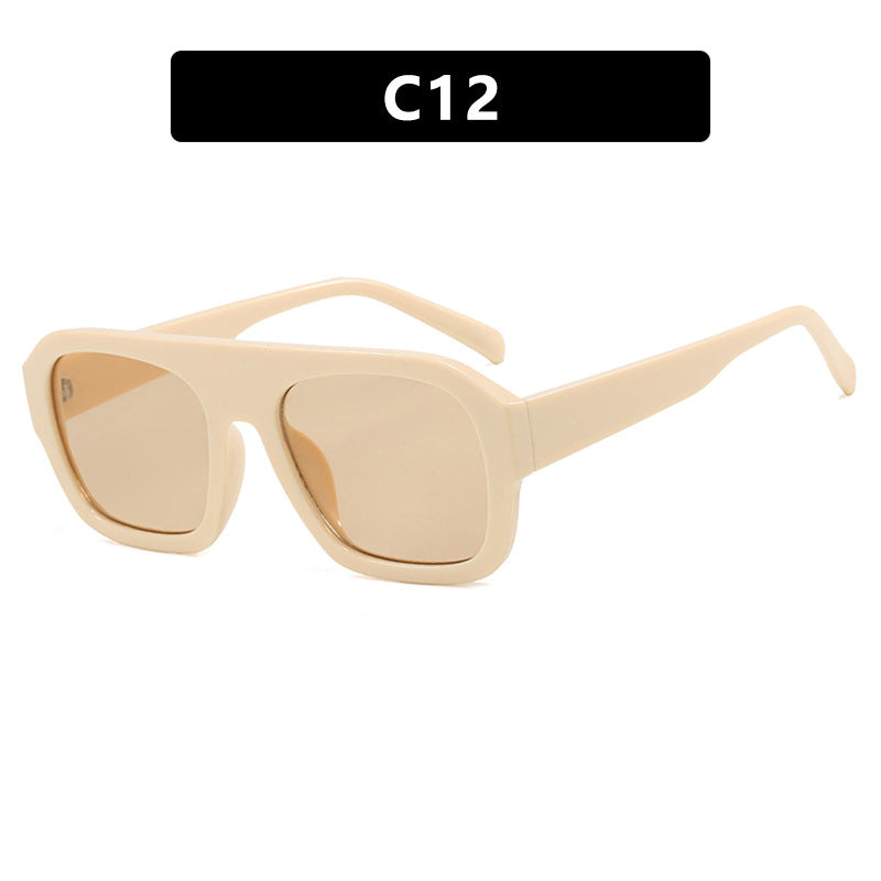 Damen modische Sonnenbrille im schützenden Oversized-Format Brehn
