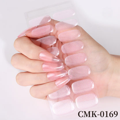 Glänzende Press-On Nail Wraps