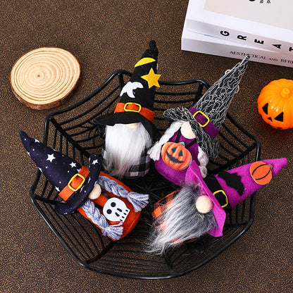 Dekorative Halloween Gnome Figur Brehn
