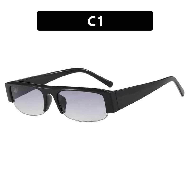 Damen trendige Sonnenbrille mit dickem Rahmen und schützenden Gläsern Brehn