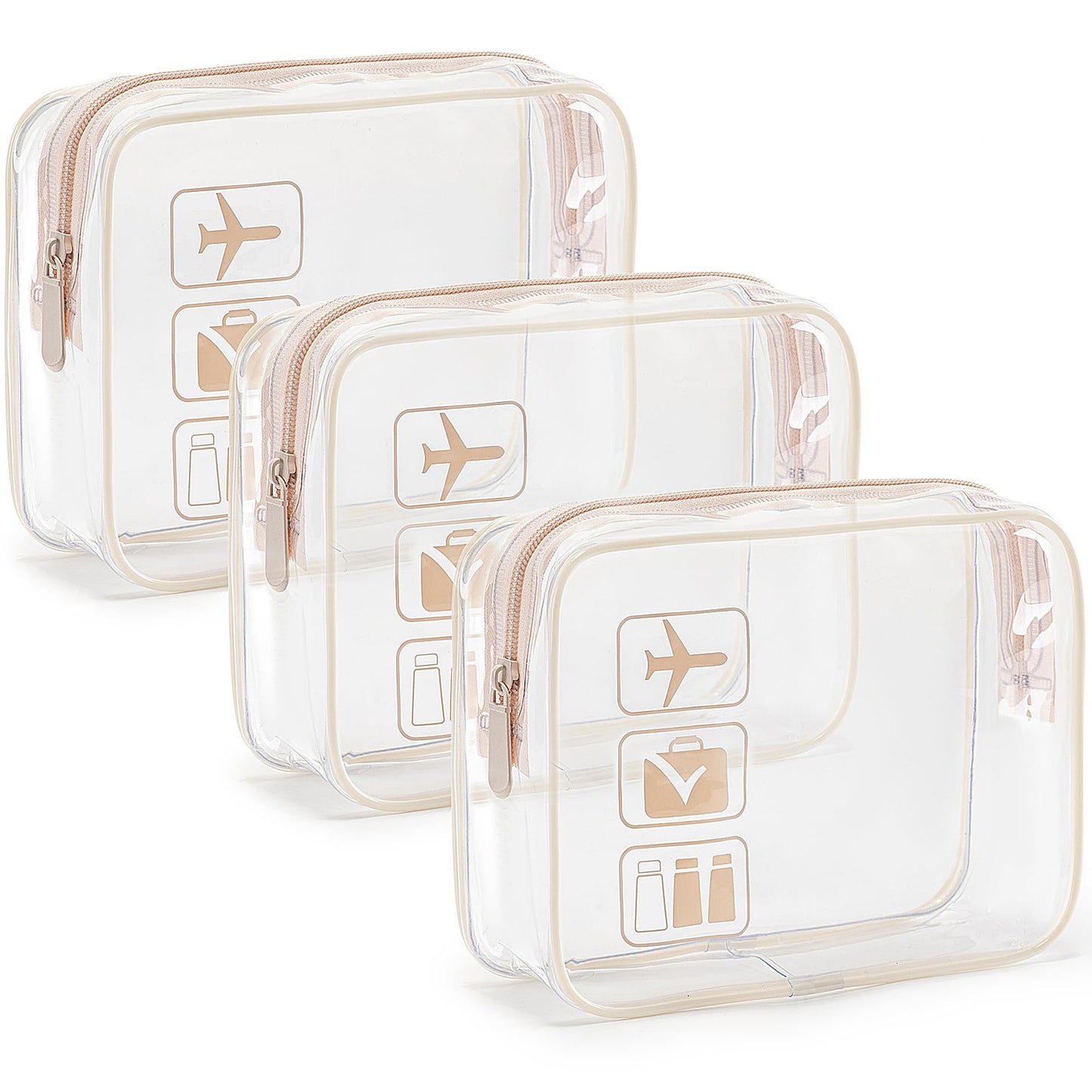 Unisex durchsichtige Reiseorganizer-Taschen Set Brehn