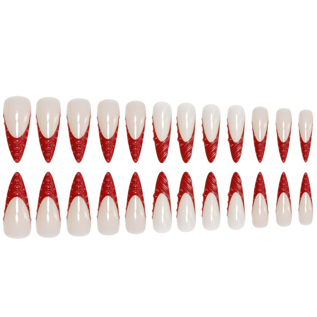 Glamouröse Stiletto-Nagelerweiterungen Brehn