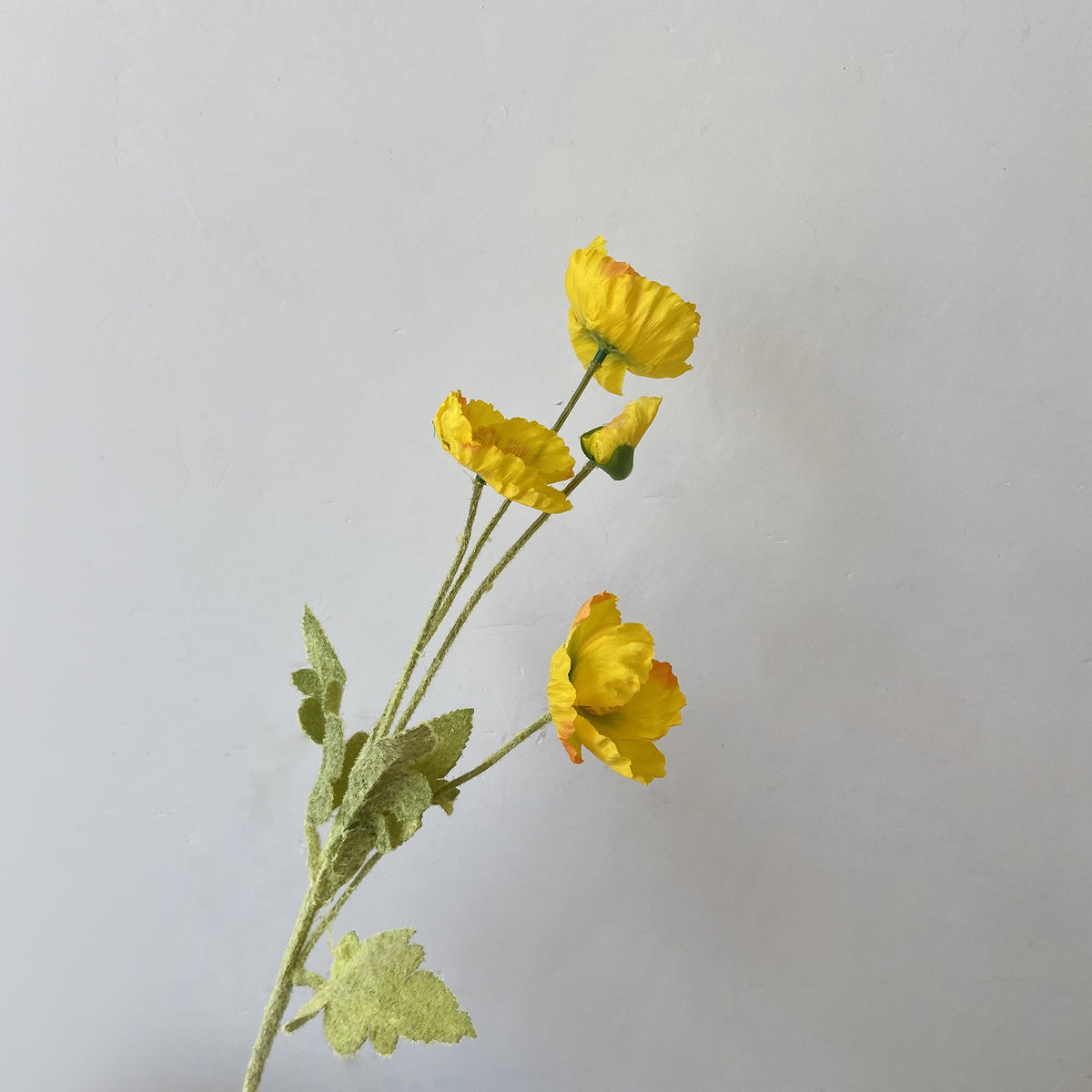 Lebensnahe Mohnblume Floral Stamm