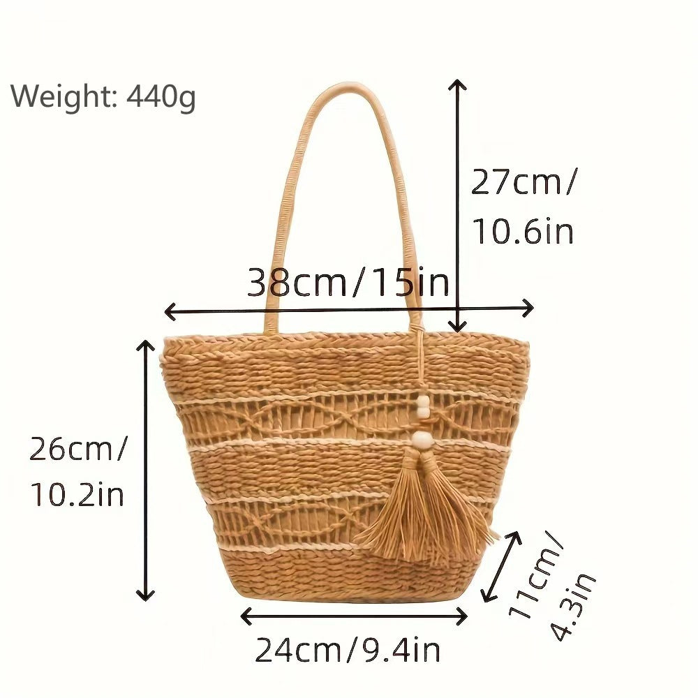 Geflochtene Schultertasche Brehn