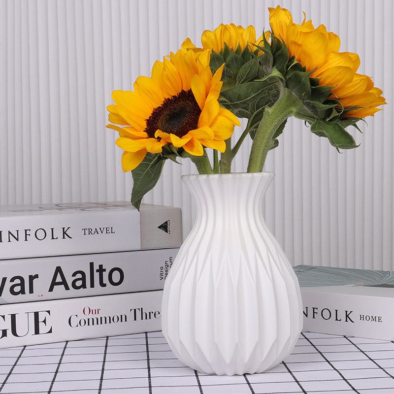 Künstlerische strukturierte Blumenvase Brehn