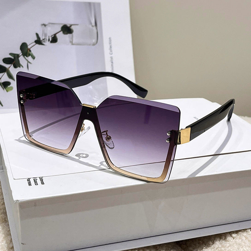 Damen Oversized Sonnenbrille im modernem Design mit UV-Schutz Brehn