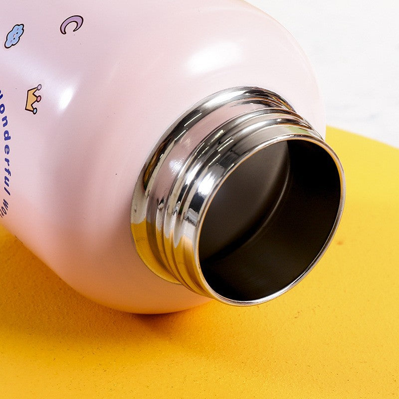 Damen Isolierte Trinkflasche mit süßem Tierdesign Brehn